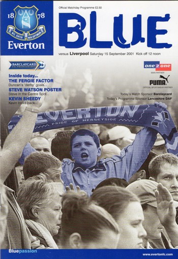 Match programme
